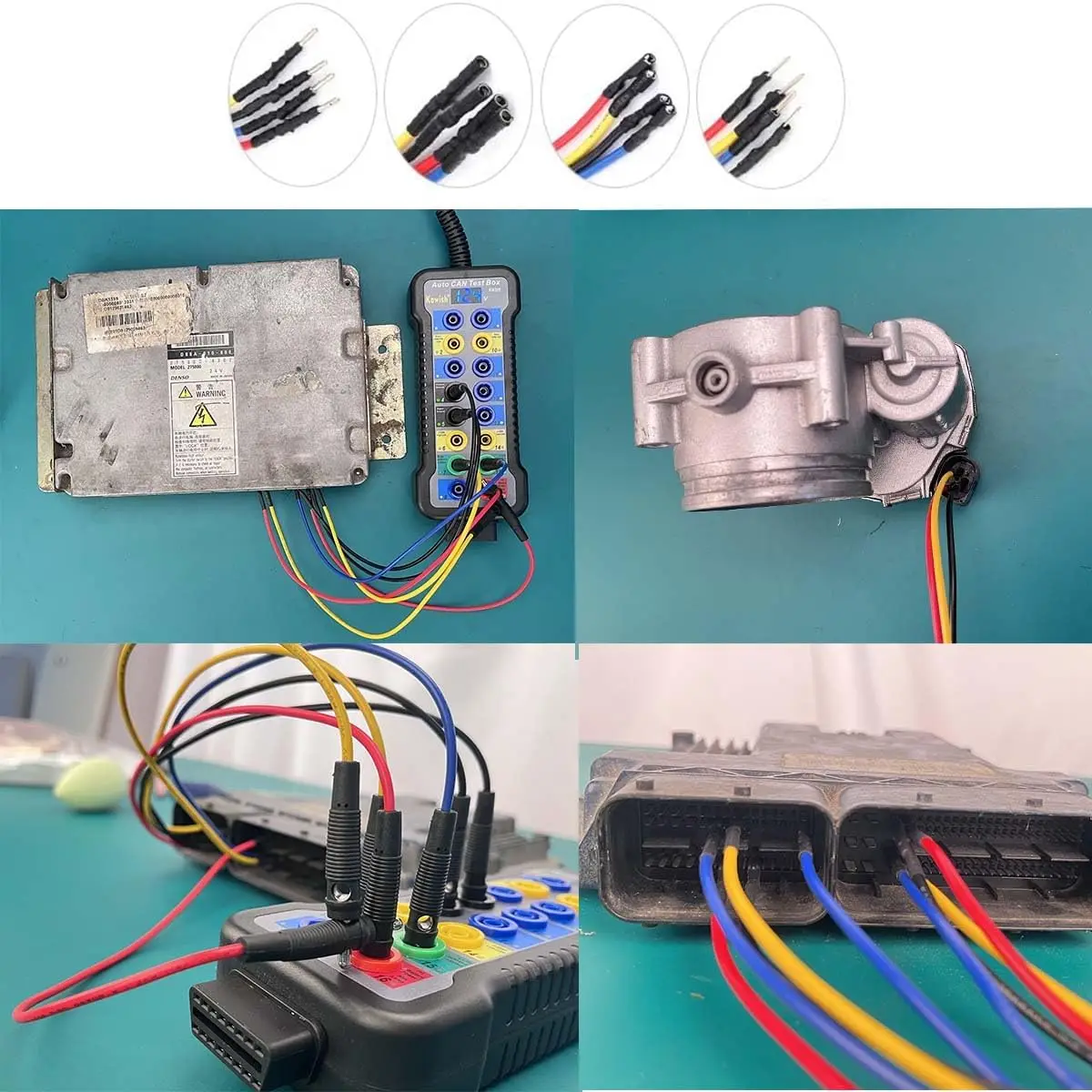 Bananenstecker-Überbrückungsdrähte-Set, 16 Stück 4 mm stapelbare Steckplatinen-Überbrückungs-Messleitung, männlich auf weiblich, universelle Breakout-Messleitungen – Detail 10
