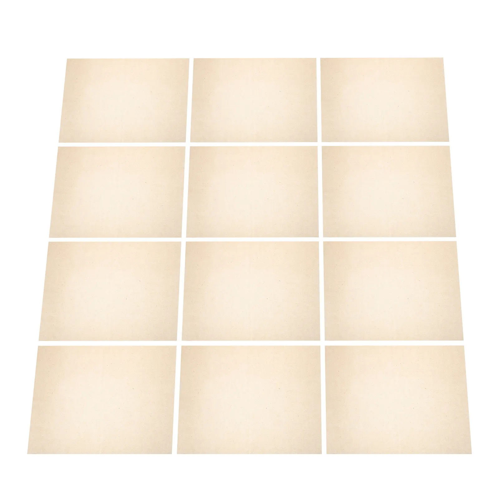 50Pcs Chinese Calligraphy Xuan Paper Traditional Style Semi Raw Handmade Rice Paper for Painting Writing Practice Sheets