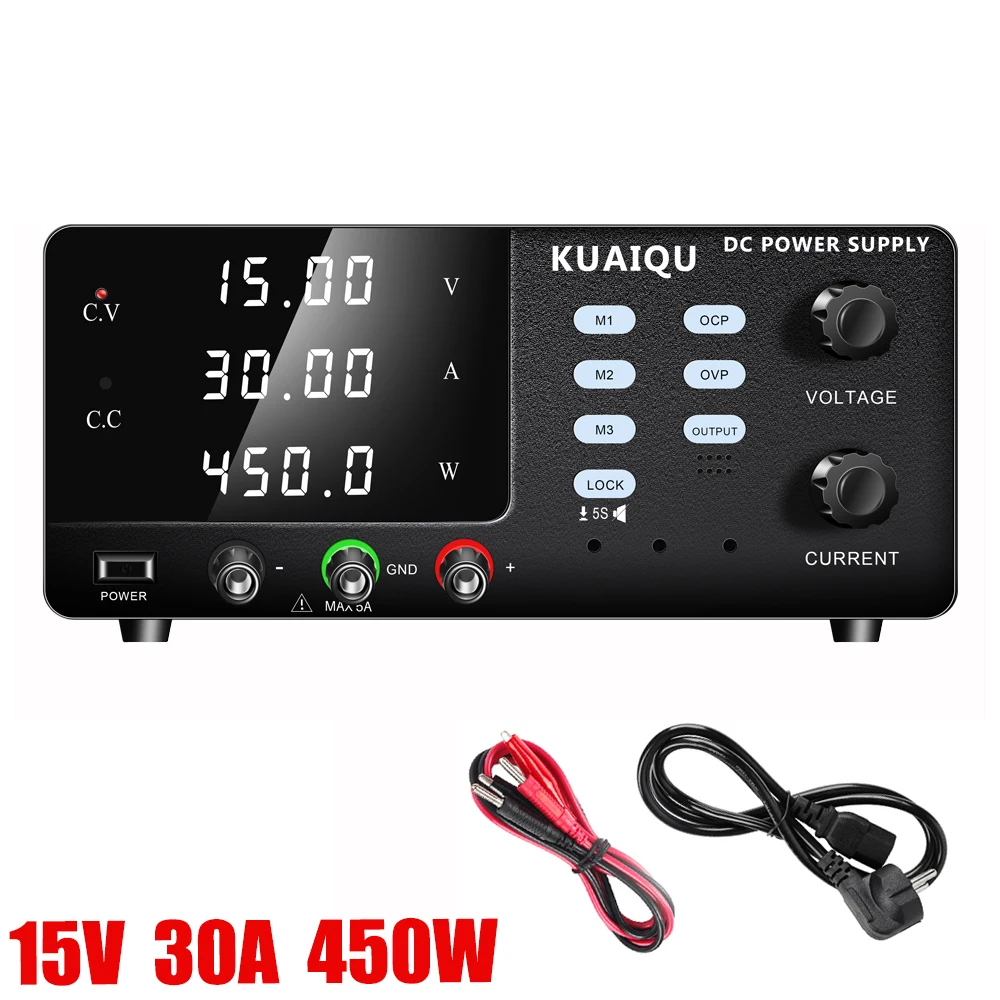 

KUAIQU R-SPS1530S-USB 15 В 12 В 5 В постоянного тока Источник питания для зарядки и ремонта сотового телефона Заводской гальванический электролиз Ручная работа DIY