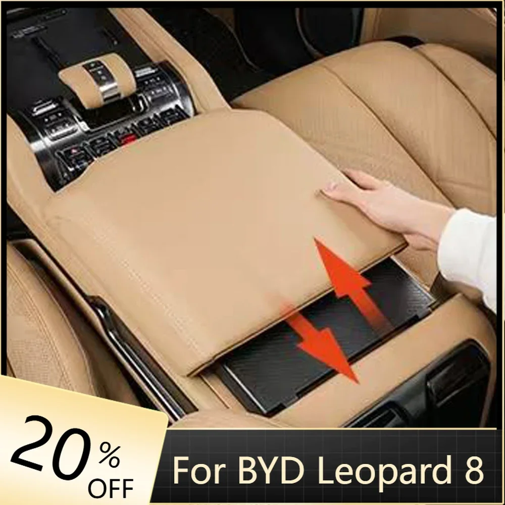 

Car Central Control Armrest Box Protection Cover Auto Central Refrigerator Armrest Heightening Pad For BYD Formula Leopard 8