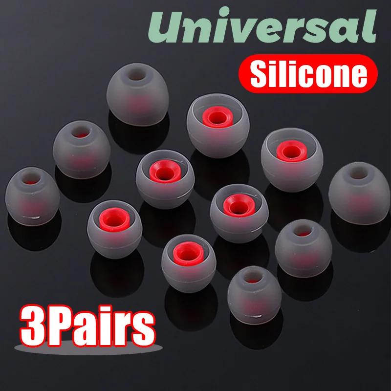 Silicone In-Ear Earphone Covers Cap Replacement Earbud Tips Earbuds Eartips Earplug Ear Pads Cushion Fashion Universal Eartips