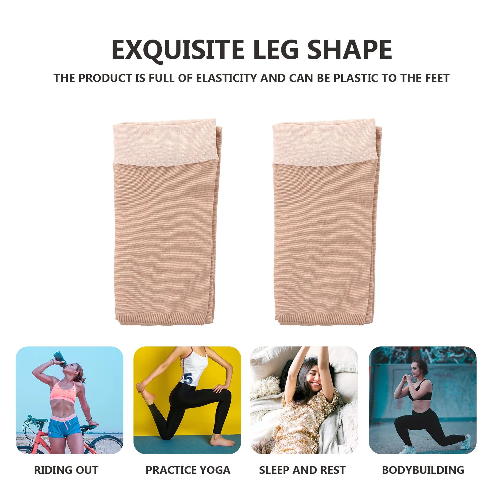 1 زوج التخسيس جوارب ضغط للنساء بين عشية وضحاها الساق التنغيم جوارب الفخذ الجوارب الطويلة لتخفيف التورم