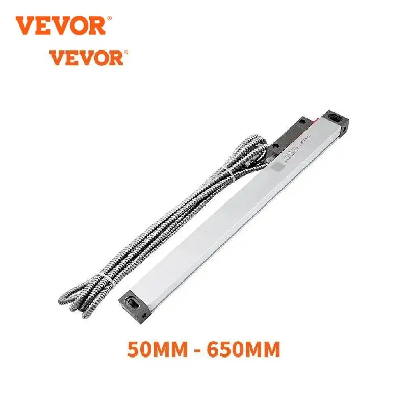 VEVOR FlowerW 2 Axis Digital Readout DRO Display 1000mm and 250mm Travel Length Precision Linear Scale Axis Digital Readout