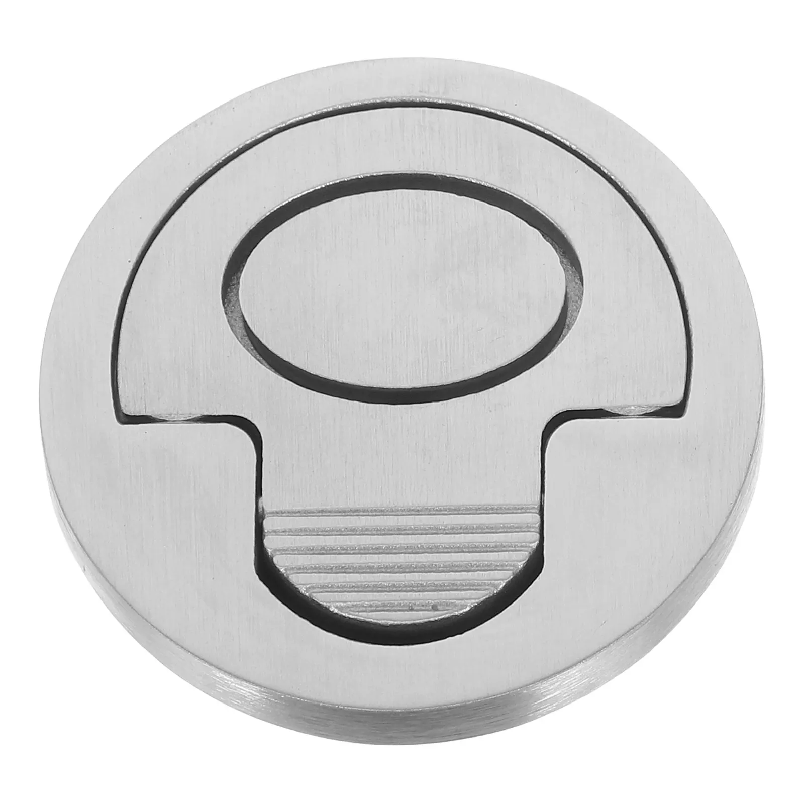 Stainless Steel Round Recessed Pull Handle Cabinet Door Handle Flush Lift Hatch Pull for Boat Deck Sliding Door Furniture