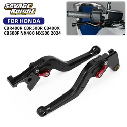 2025 NX400 NX500 Foldable Front Brake Lever Handle Clutch Lever For Honda CBR400R CBR500R CB400X CB500F CB500X CB500F Hornet 500