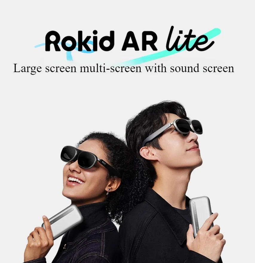 【 Pre-sale】Rokid AR Lite spatial computing AR Rokid max2 glasses 3DoF system gaming productivity portable screen Rokid max2