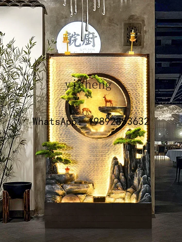 

B1 Rockery fountain living room running water screen front desk entrance partition balcony fish pond ornament