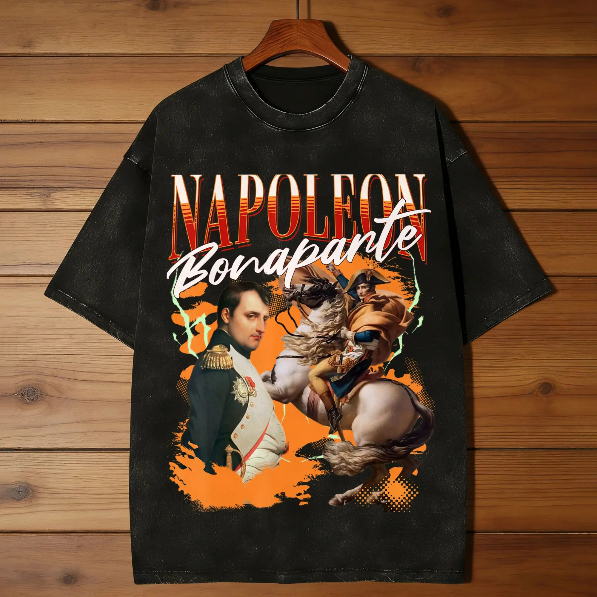 Napoleon Bonaparte T-Shirt Summer  Vintage T Shirts Casual Trendy Cool Tshirt For Male Short-Sleeve Print Tees