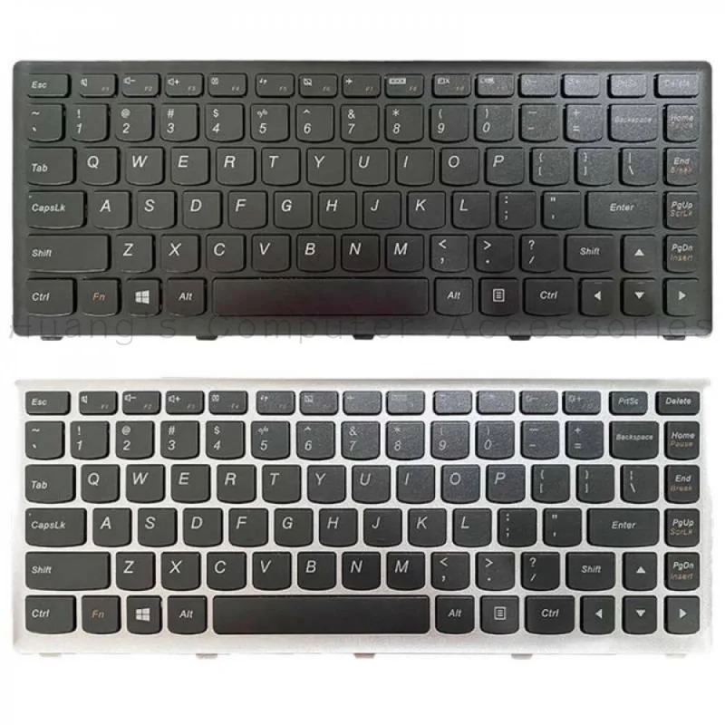 SS+US English Laptop Replacement Keyboard For Lenovo S300 S305 S400 S310 S405 S410 S415 S40-70 S435 Notebook Internal Keyboard