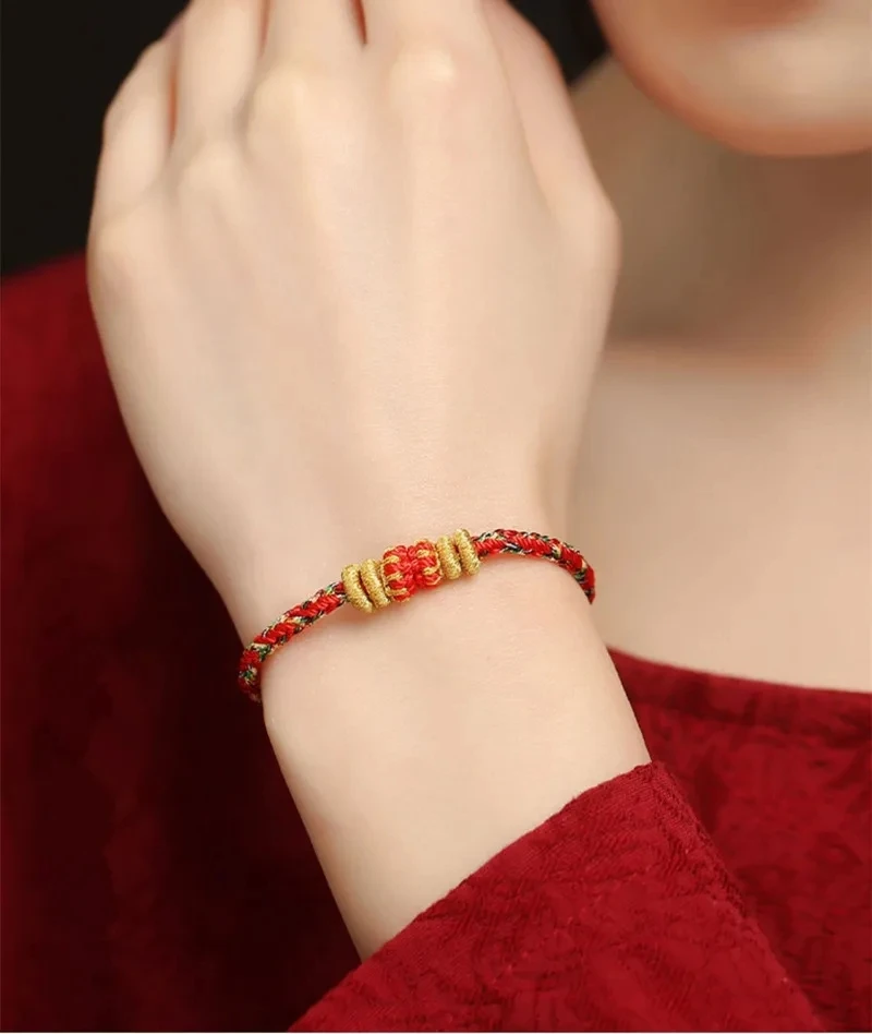 Hand Braided Coloful Rope Lucky Bracelet Zodiac Guardian Angel Bangle Women Men Lovers\' Gift Friendship Bracelet Size Adjustable