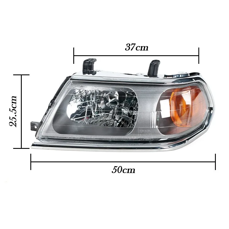 For Mitsubishi Montero Pajero Sport 2000-2004 Front Bumper Head Light Headlamp Driving Headlight Turn Signal Light view 3
