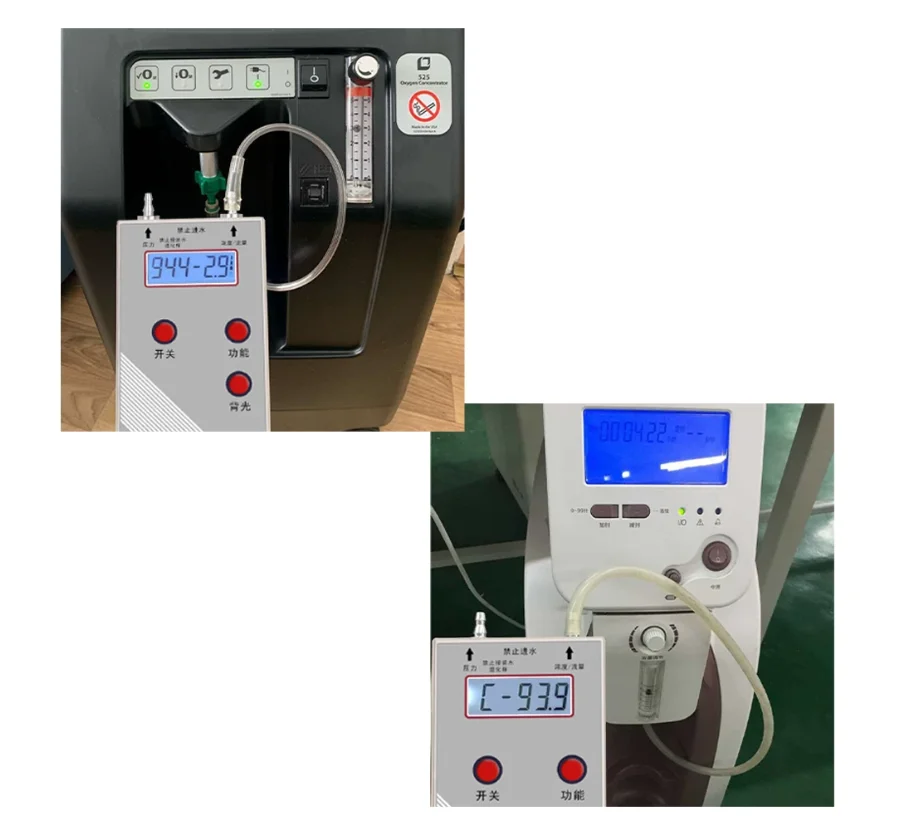 RP-01 Portable Ultrasonic Oxygen Detector Rechargeable PSA Oxygen Concentration Flow Pressure Measurement Device