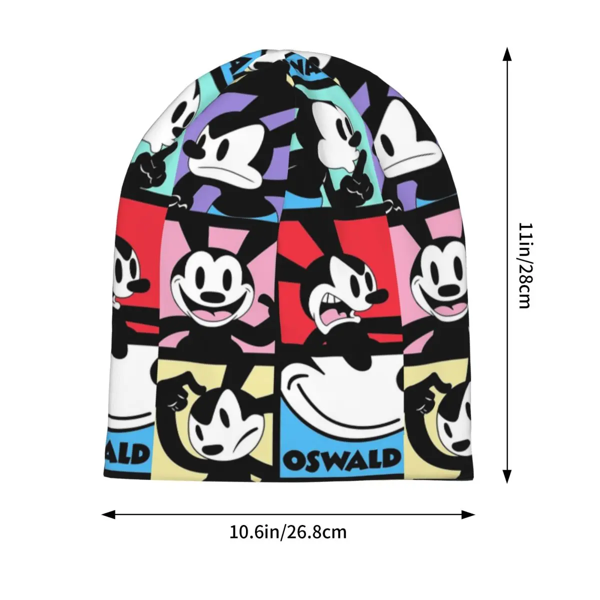 Mood Board Oswald Warm Knitted Cap Hip Hop Bonnet Hat Autumn Winter Outdoor Beanies Hats for Unisex Adult