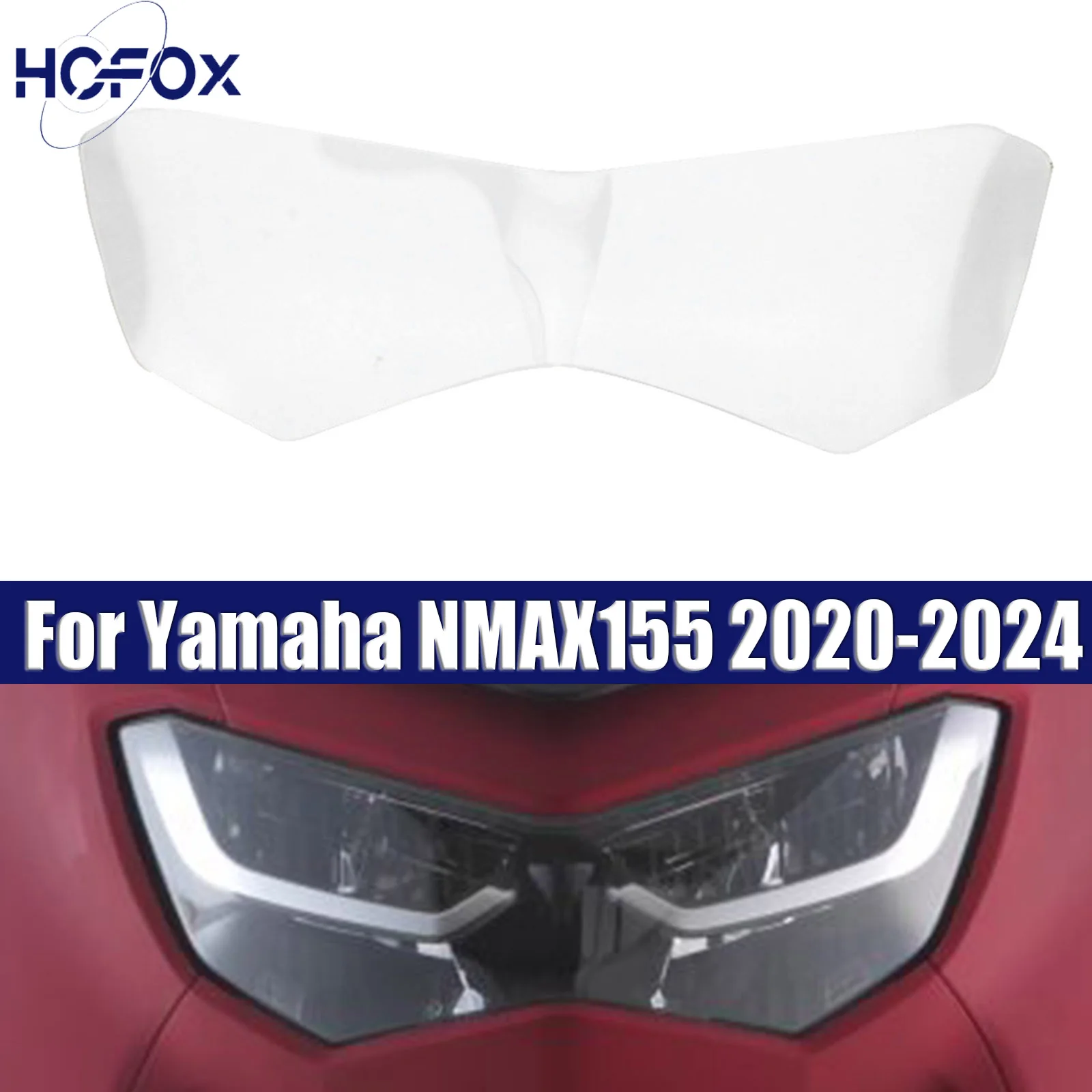 

Motorcycle Headlight Guard Lens Cover Protection For Yamaha NMAX155 2020-2024
