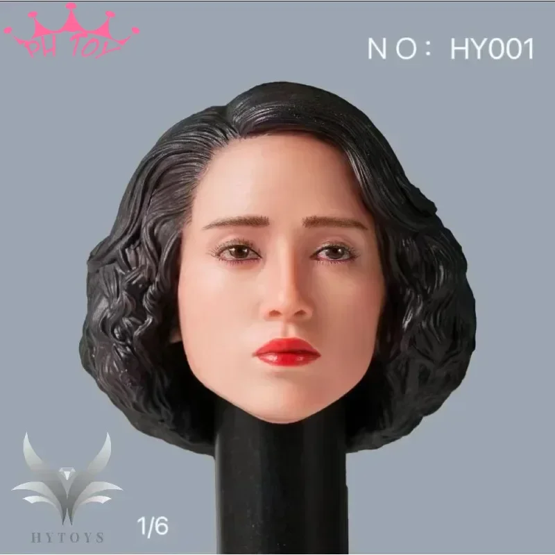 HY001 1/6 Scale Anita Mui Head Carving  Aisan Singer Actress Head Sculpt Fit 12