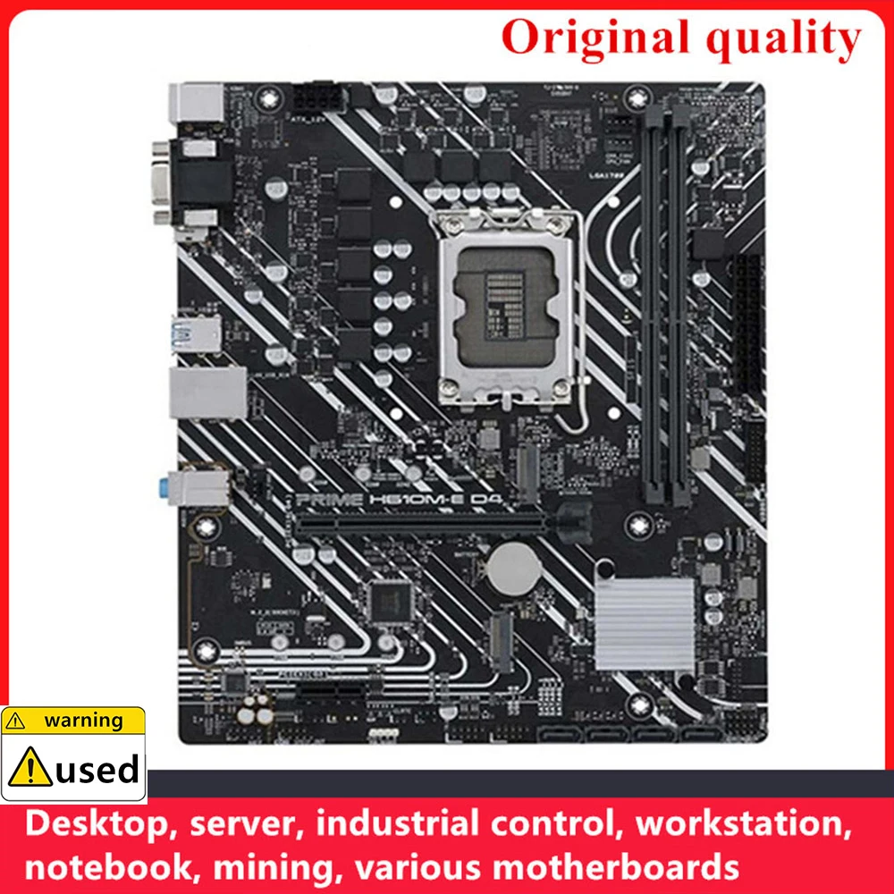 Used For PRIME H610M-E D4 Motherboards LGA 1700 DDR4 64GB M-ATX For Intel H610 Desktop Mainboard SATA III USB3.0