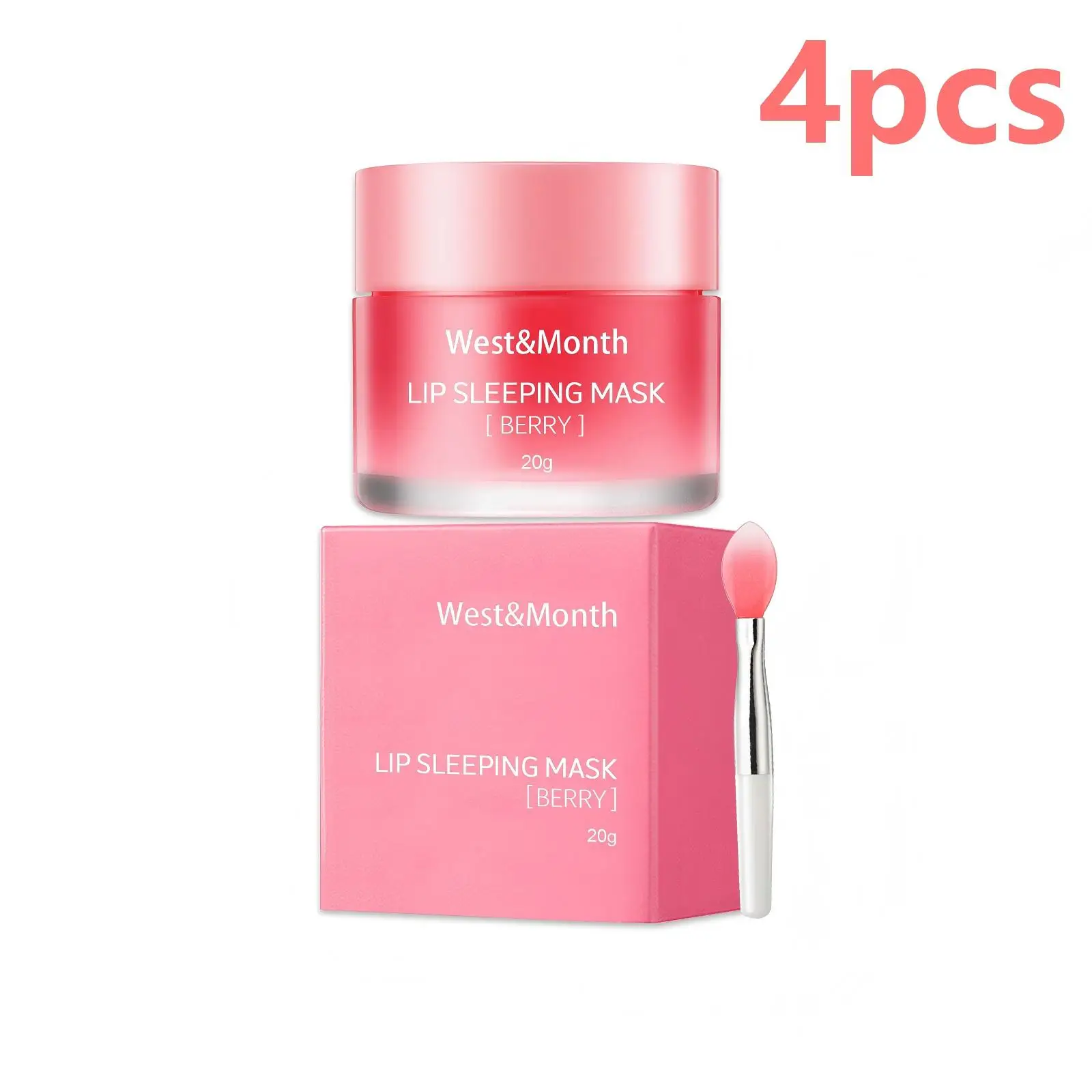 West&Month Lip Sleeping Mask Soften Cracking Lip Dead Skin Remover Dry Lips Treatment Exfoliant for Lips Nourish Jelly Lip Mask view 4