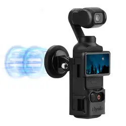 Pocket 3 Magnetic Mount, Magnet Bracket Expansion Adapter Holder with Cold Shoe on Car, Railings,  for DJI Osmo Pocket 3