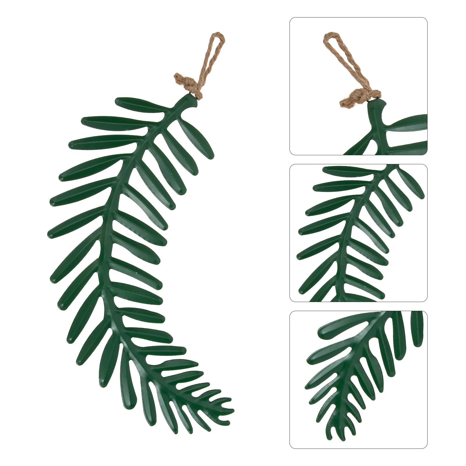 

2pcs Wall Decor Metal Hanging Leaf For Front Door Garden Decorative Sign Home Wedding Party Stage Decoration