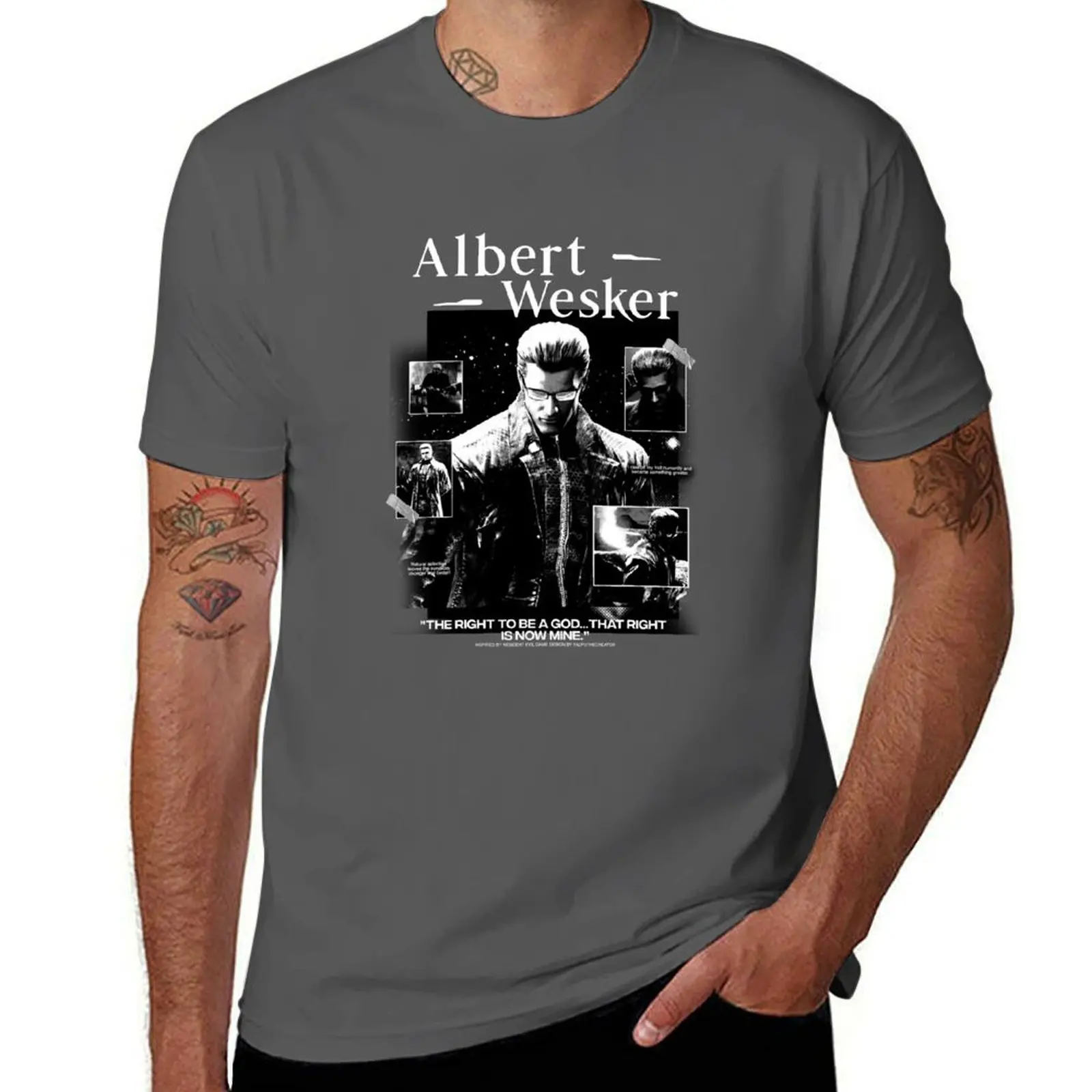 

Albert Wesker T-Shirt t shirts for man cotton man t shirts for men T-Shirt