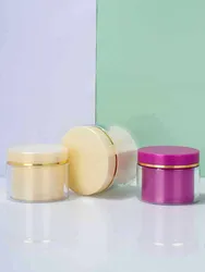100g-500g Empty Cosmetic Jar Makeup Container Refillable Face Cream Cans Hair Mask Plastic Bottle Cosmetics Sample Bottle Pot