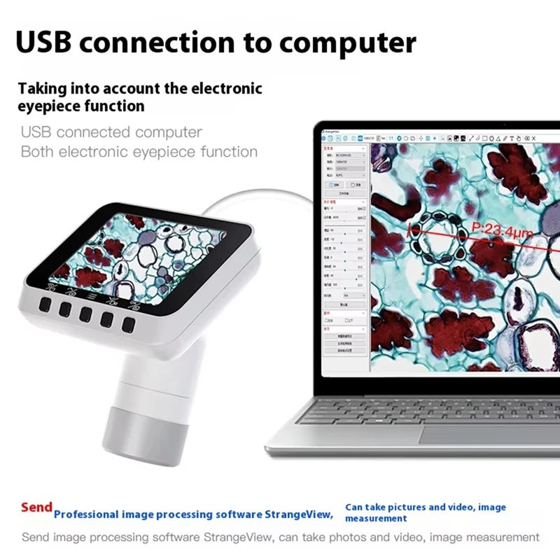 مجهر إلكتروني بشاشة 2.8 بوصة 1000X مجهر رقمي للصيانة الصناعية مجهر سطح المكتب