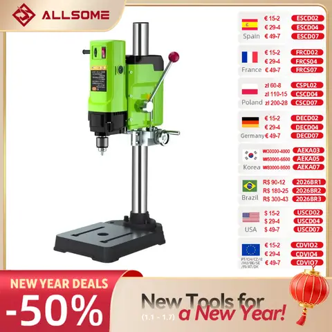 Mini Bench Drill 1-16mm Variable Speed Allsome