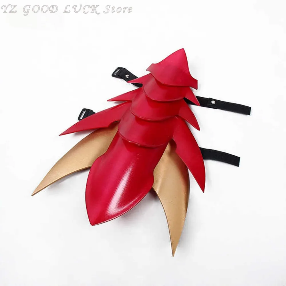 Game Boosted Gear Cosplay Arm Goves, Anime High School DxD Cos, Red Arm Props for Women and Men, Halloween Novelty Gifts