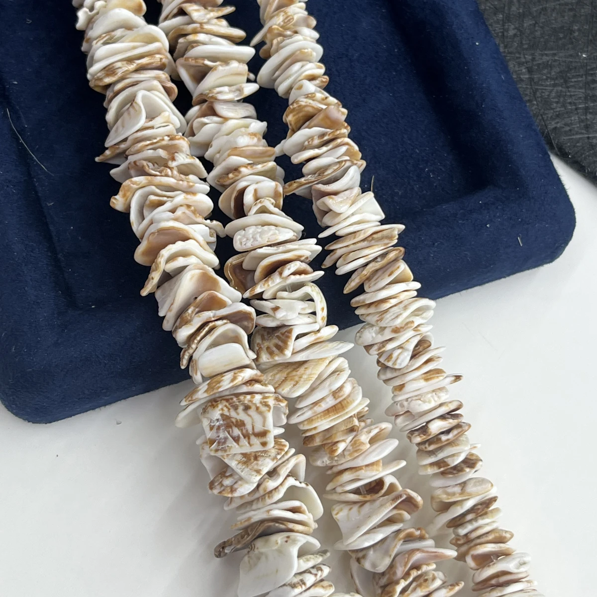 8-9 مللي متر عشوائيا الملونة شل قطع المياه العذبة الطبيعية رائعة صنع المجوهرات عقد دي اي واي سوار أقراط الإكسسوارات الزفاف #5