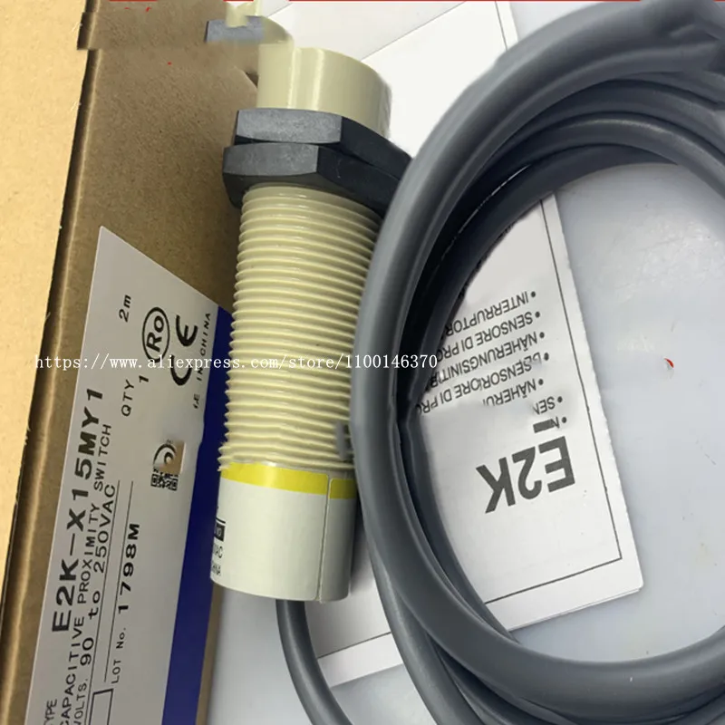 

2Pcs New High Quality capacitive sensor E2K-X15ME1 E2K-X15ME2 E2K-X15MF1 E2K-X15MF2 E2K-X15MY1 E2K-X15MY2