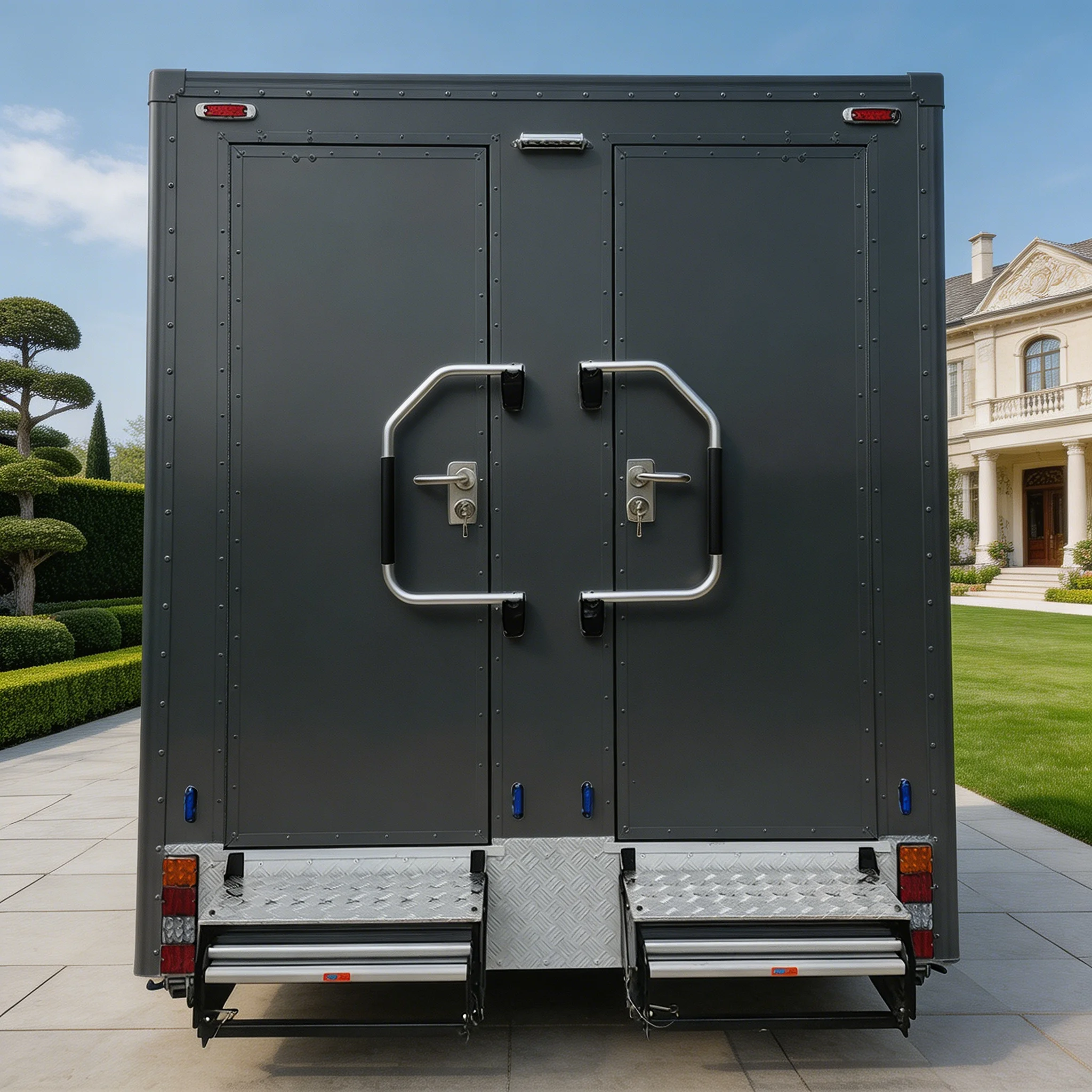 

Customizable Portable Shower Trailer with Modern Restroom Features for Easy Mobility