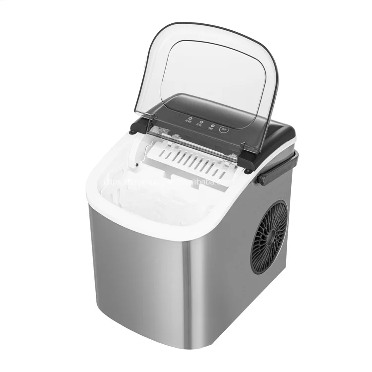 뜨거운 판매 휴대용 핸들 제빙기 기계 자동 저소음 압축기 얼음 냉각기 액체 냉동고