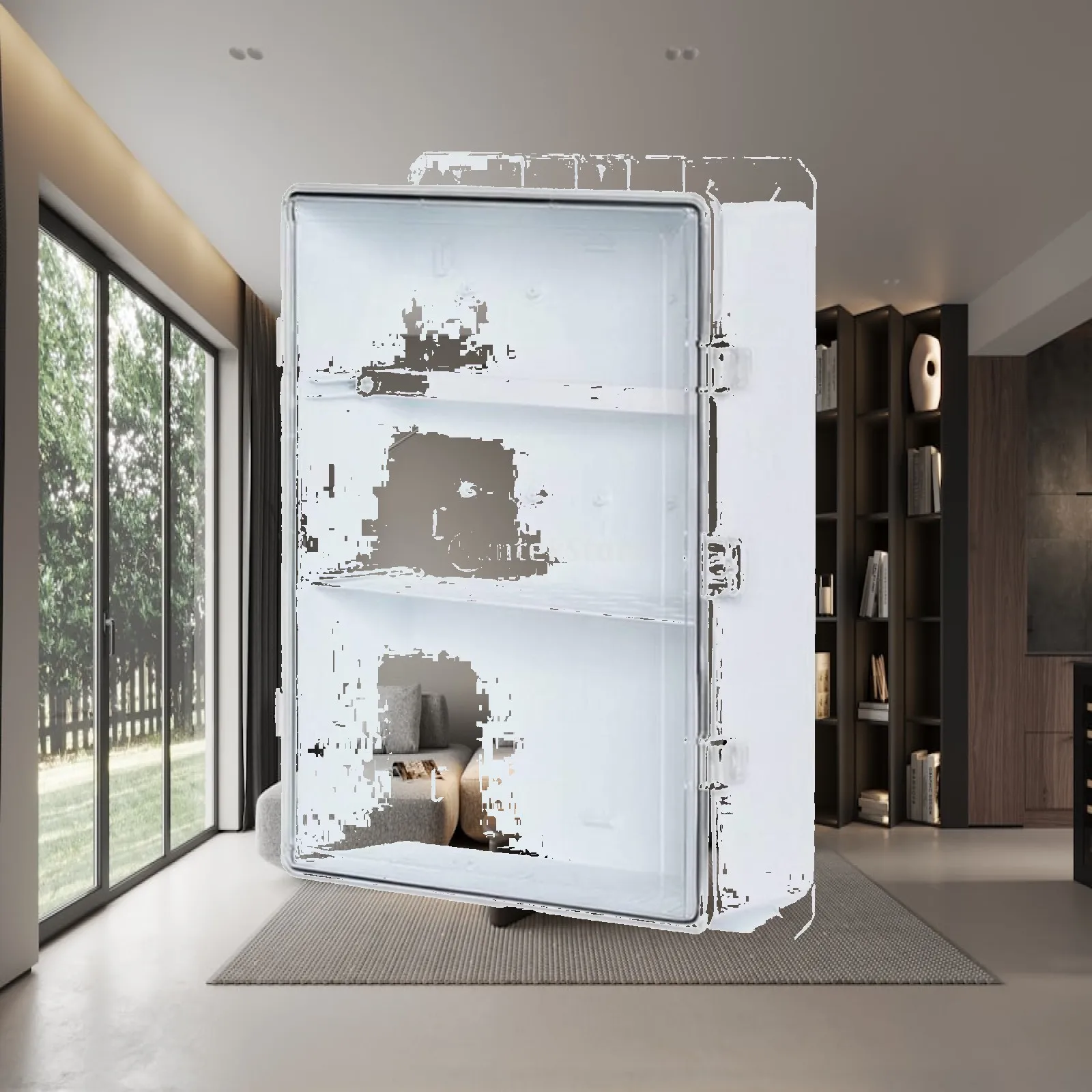 Outdoor Outlet Cover Transparent Weatherproof Electrical Box with Clear Lid Outdoor Plug Protector with Sealing Gasket Sturdy