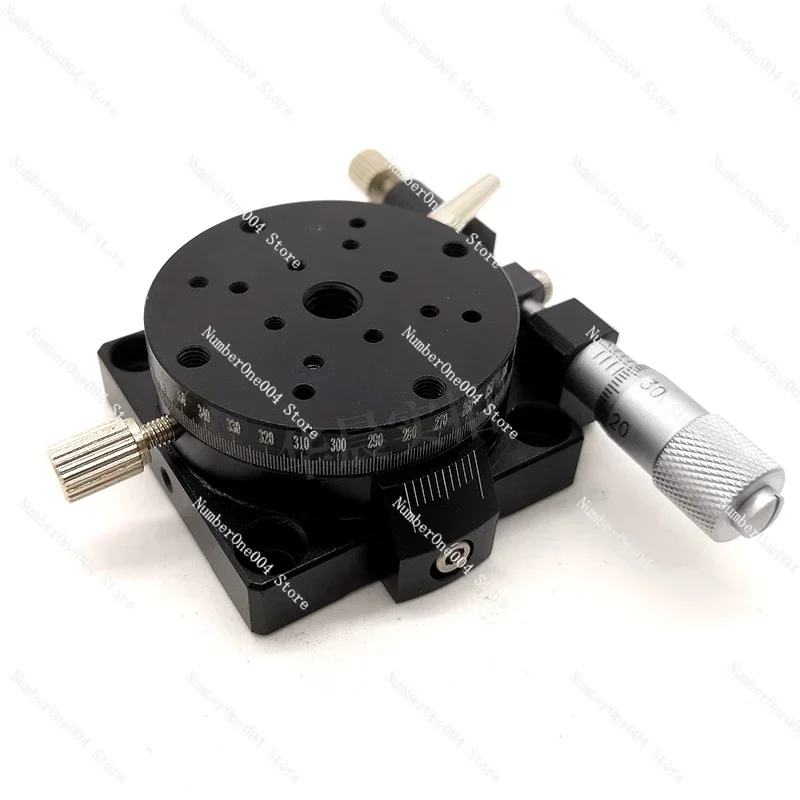 

Suitable forR-axis Displacement Platform RS60/40/80/90/125 Manual Angle Indexing Disc Rotation Fine-tuning Mobile Slide