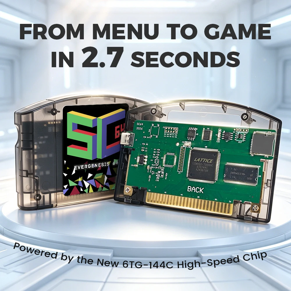 SC64 Open Source Game Card 5000 in 1 N64 Game Cartridge 16/32/64G TF Card For Nintendo 64 Console Support N64DD/SNES/GBC Games view 4