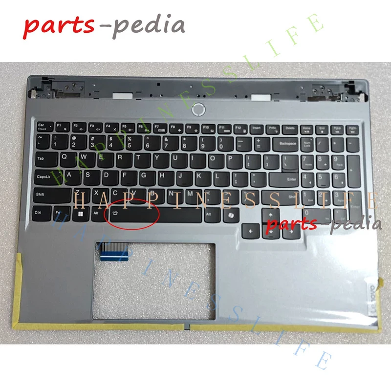 Y... New For Lenovo Legion 5 16IRX9 Palmrest US Keyboard Backlight 5CB1P55134 Gray