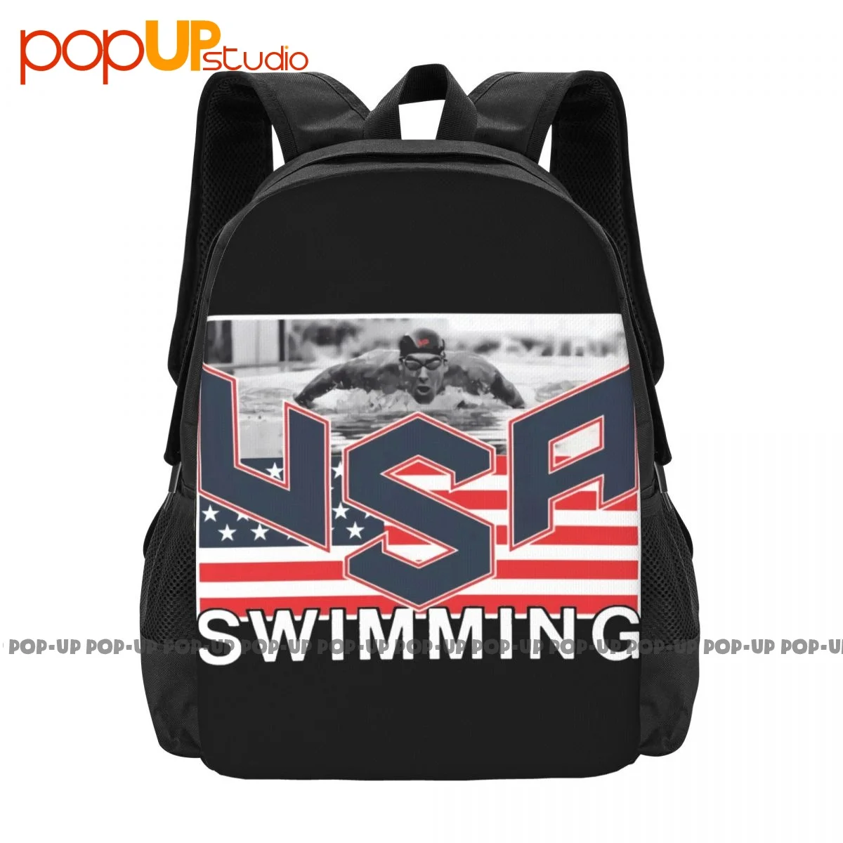 Usa Swimming Michael Phelps 1450 Backpack Large Capacity Newest Foldable Shopping Bag Outdoor Running