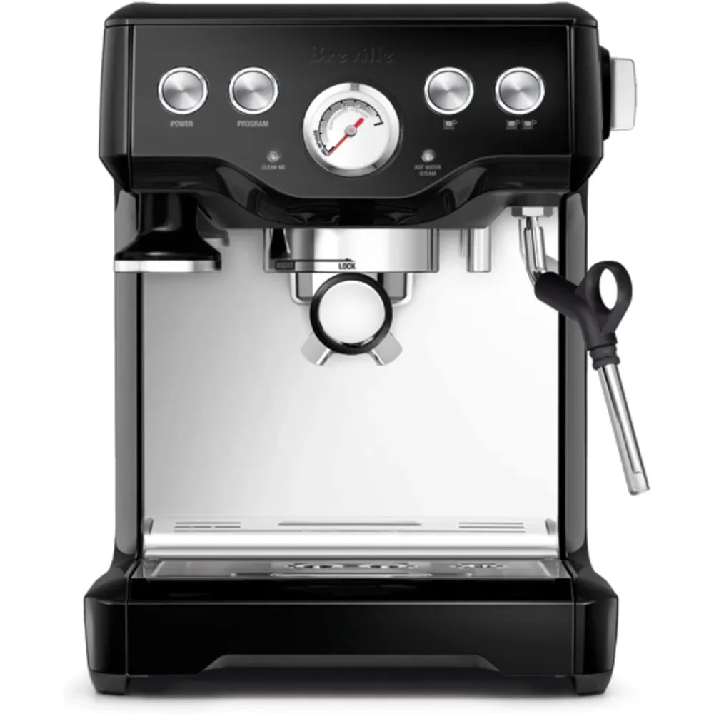 Máquina de café expreso con infusor BES840XL, acero inoxidable cepillado