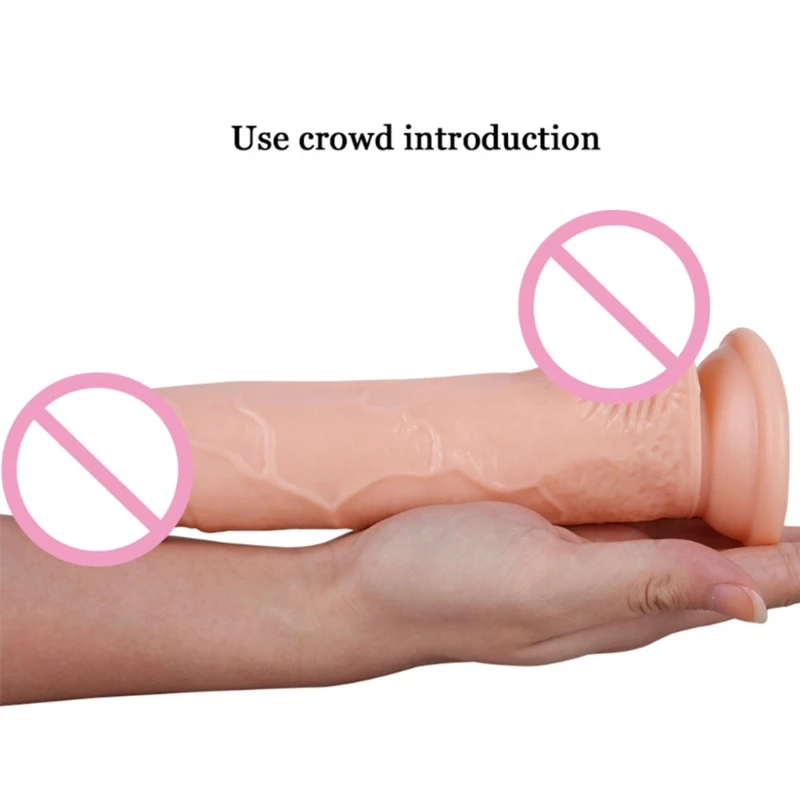 Waterproof Realistic Dildo with Suction Cup Adult Masturbating Plug Butt Pleasure Sex for Lesbian Couples Drop Shipping