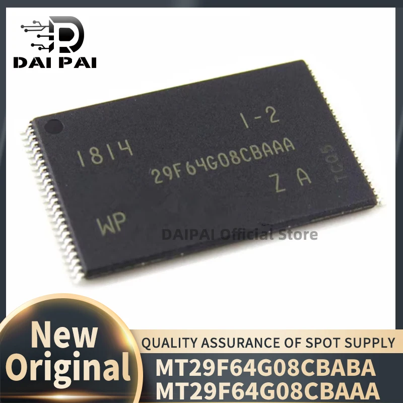 

(5piece)100% New 29F64G08CBABA MT29F64G08CBABA MT29F64G08CBABAWP: B 29F64G08CBAAA MT29F64G08CBAAA MT29F64G08CBAA TSOP-48 Chips