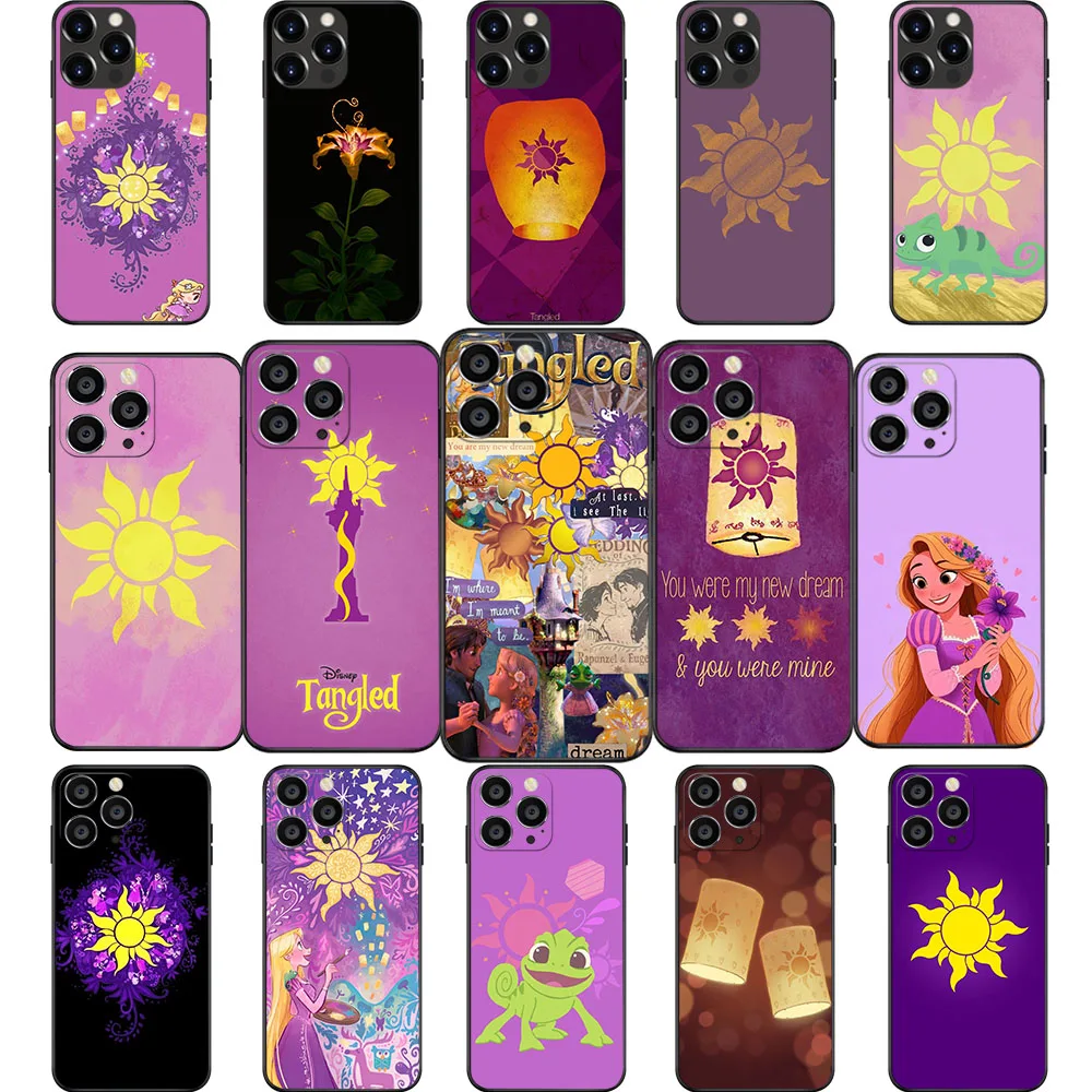 NB-62 Rapunzel Tangled Soft Case for Xiaomi Redmi Note Poco M6 F5 F6 X6 C65 C55 C50 C51 13 Pro Plus