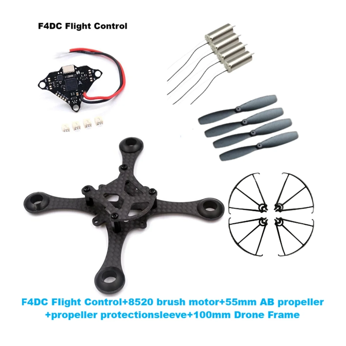 T85C F4DC F4 Flight Control Brushing Motor INAV Betaflight Board Barometer Quadcopter RC FPV Racing Drone Parts