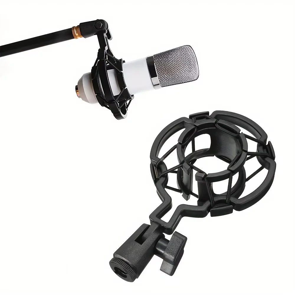 Universeller professioneller Kondensatormikrofon-Schwingungsdämpferhalter, Studio-Aufnahmehalterung für Großmembran-Mikrofonclips