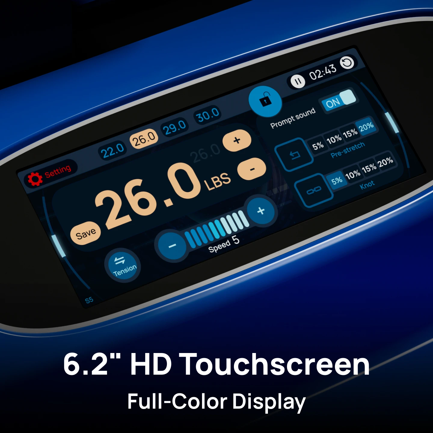 SIBOASI S5 Профессиональная автоматическая машина для натягивания ракеток для бадминтона, Новое поступление, регулируемый по высоте ящик для инструментов, портативная функция