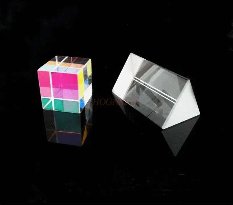 2pcs Color prism large 25 cube light cube universe Rubik's cube prism pendant look rainbow photo prism