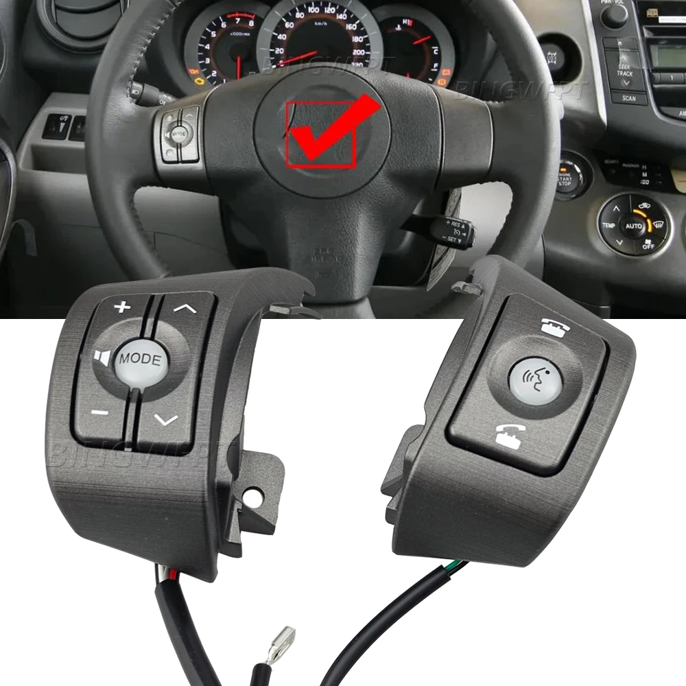 

Premier Quality Steering Wheel Switches Buttons For Toyota Rav4 RAV4 XA30 ACA30L 2006-2008 84247-42030