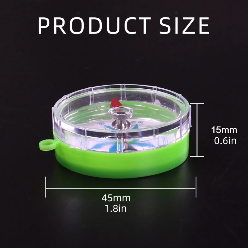 5 ชิ้น Professional เข็มทิศพ็อกเก็ต 45 มิลลิเมตรกันน้ำแบบพกพาเข็มทิศสำหรับล่าสัตว์เดินป่าตั้งแคมป์กิจกรรมกลางแจ้ง