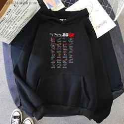 cartoon Cars graphic Hoodie F1 T-sweatshirt Women Long Sleeve Pullovers Y2k Clothes Games Cartoon Men Clothing Winter Streetwear