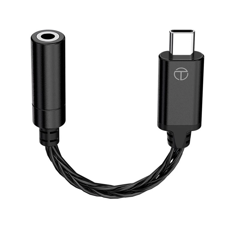 Cabo adaptador de áudio para celular, DAC tipo C para 3,5mm, amplificador de fone de ouvido, cabo decodificador digital, KT02F20