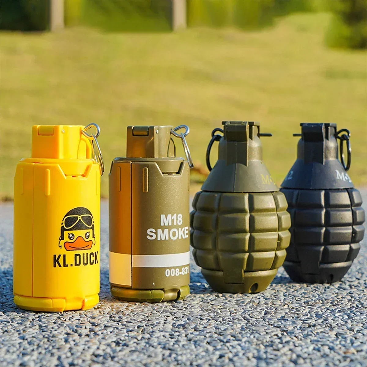 Aypull anel brinquedos role play modelo dardos m26a2 airsoft granada brinquedos/4 pçs tático granada plástico batalha jogo brinquedo mão granadas